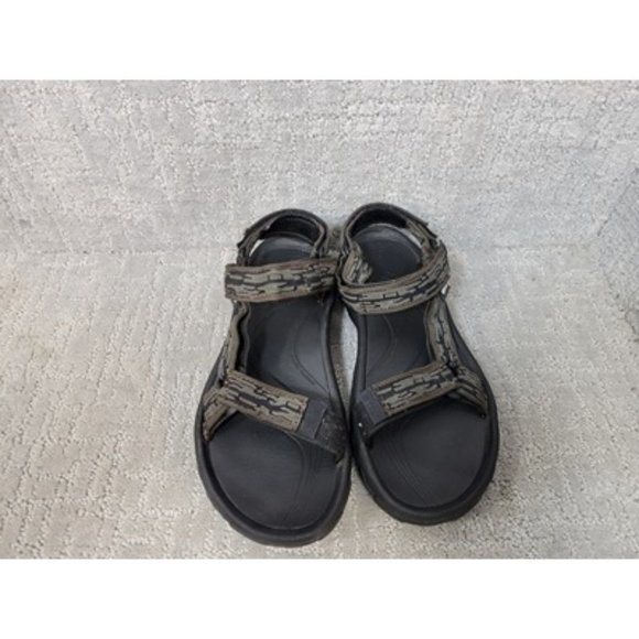 Teva Pretty Rugged Men's Size 8 Brown Green Water Hiking Sports Sandals - Picture 5 of 11